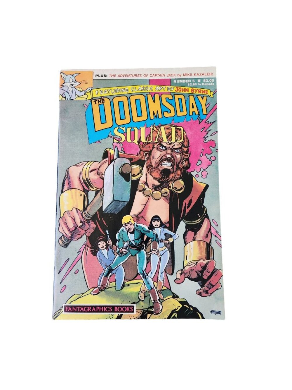 Fantagraphics The Doomsday Squad #5 1986 Comic Book Collector Bagged Boarded
